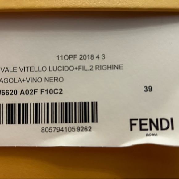 Never Worn FENDI 105mm Red Leather & Knit Over-the-Knee Boots, size 39 (US9) - Picture 11 of 11